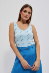 DÁMSKY TOP L-TS-4082 LIGHT BLUE