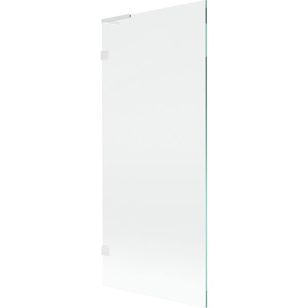 MEXEN/S - Lunar L vaňová zástena FIX 80 x 150, transparent, biela 897L-080-000-20-00