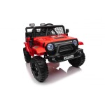 Mamido Mamido Elektrické autíčko OFF ROAD EXTREME 4x4 červené 24V | 200W | 50 kg | EVA | LED | 2,4 Ghz | ECO koža