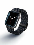 Uniq Aspen Designer Edition Braided remienok pre Apple Watch 45 amp; 44 amp; 42mm - OBSIDIAN BLUE (modrá) (8886463679487)