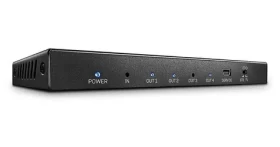 Lindy 4 Port HDMI 18G čierna / HDMI splitter / 4K 60Hz / HDCP 2.2 / EDID management (38236)