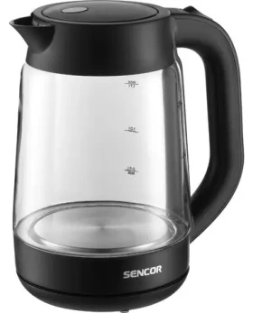 Sencor SWK 1786BK čierna / Rýchlovarná kanvica / sklenená / 2200W / 1.7L