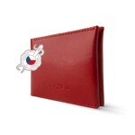 FIXED Kožená peňaženka Smile Wallet so smart trackerom Smile s motion senzorom červená (FIXSM-SMMW-RD)