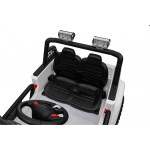 Mamido Mamido Elektrické autíčko OFF ROAD EXTREME 4x4 biele 24V | 200W | 50 kg | EVA | LED | 2,4 Ghz | ECO koža
