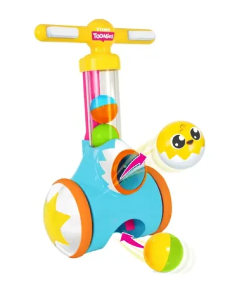TOOMIES - Chodítko s vystreľovacími loptičkami
