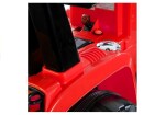 Mamido Detský elektrický traktor Power s radlicou červený