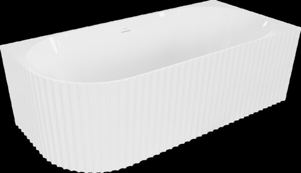 MEXEN - Gia voľne stojaca rohová vaňa reliéf pravá 170 x 80, biela lesk bez krytky prepadu a zátky 52701708000P-SS