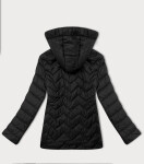 Čierna dámska prešívaná bunda s kapucňou J Style (16M9267-392) odstíny černé 48