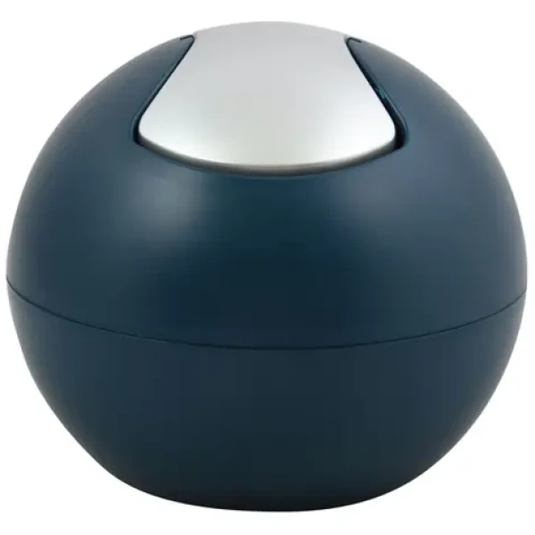 Spirella BOWL MATT mini výklopný odpadkový kôš 1 L matný petrolejový / plast (7610583203779)