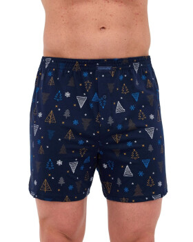 Pánske šortky 016/23 Night3 - CORNETTE tmavě modrá L