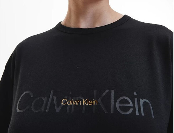 Dámske pyžamo QS6916E UB1 čierna - Calvin Klein L černá