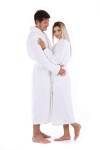Unisex župan do sauny biely - Vestis S