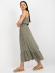 Dámske šaty D73761R30391A khaki - FPrice XS