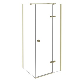 BESCO - Štvorcový sprchovací kút PIXA GOLD - Smer zatvárania - Pravé (DX) BCPIXA90CTVEPG