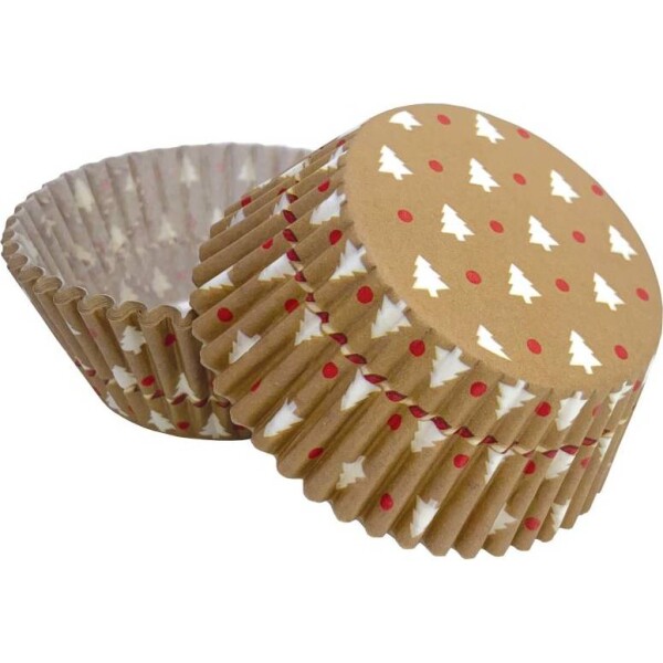 Košíčky na muffiny stromčeky (50 ks) - Alvarak - Alvarak