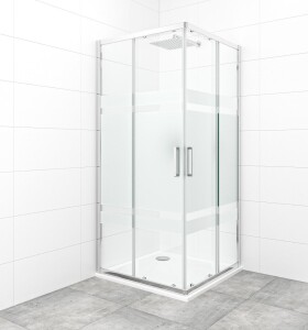 Sprchovací kút štvorec 90x90 cm SAT TEX SATBKTEXQ90CRS SATBKTEXQ90CRS