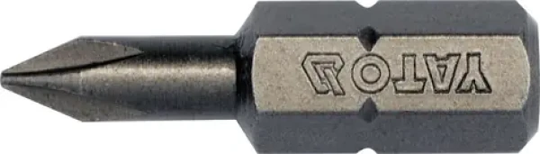 YATO YT-78130 / Bit krížový 1/4 PH0 x 25 mm / 10 ks (YT-78130)