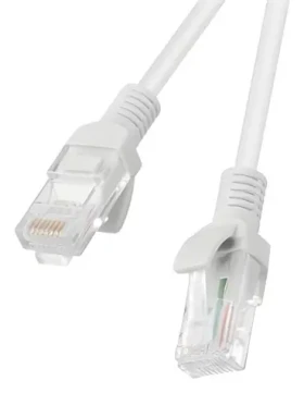 Lanberg UTP CAT.5E 15m šedý / Patch kábel / RJ45-RJ45 / CCA / Fluke Passed (PCU5-10CC-1500-S)