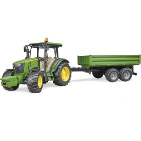 Bruder 02108 Traktor John Deere 5115M s vozidlom