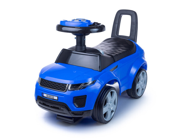 Mamido Mamido Detské odrážadlo auto Range Rover štýl modré Gumené kolesá