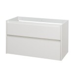 Mereo Opto, kúpeľňová skrinka 100 cm, biela CN912SN