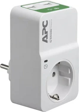 APC Essential SurgeArrest 1 / Prepäťová ochrana / 230 V / 1 zásuvka / Biela (PM1WU2-GR)