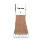 Netlačící ponožky Steven art.018 grafitová melanž 43-46