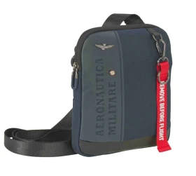 Taška cross Aeronautica Militare Spitfire simple AM-601-05 modrá 2,3 L