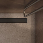 OMNIRES - LOWFIX lineárny sprchový odtok s pevnou mriežkou, 80 cm čierna /BLH/ LOWFIX80GBL