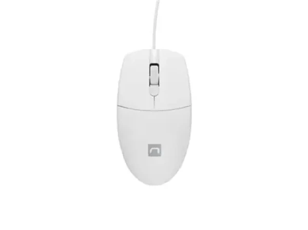 Natec Ruff 2 biela / drôtová / 1000 dpi / USB / 3 tlačítka (NMY-1988)