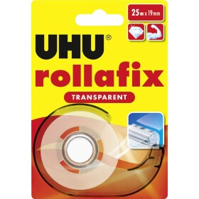 UHU rollafix 36965 lepiaca páska priehľadná (d x š) 25 m x 19 mm 1 ks; 36965