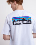 Patagonia M's P-6 Logo Responsibili-Tee® White XL