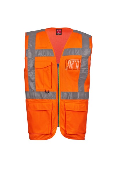 Reflexná pracovná vesta Payper EXTRA Farba: Oranžová fluo, Veľkosť: 4XL (S008460088020014XL)