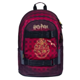 BAAGL Školský batoh Skate Harry Potter Bradavice vínový (A-35392)