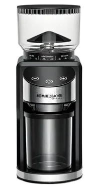 Rommelsbacher EKM 400 čierna-strieborná / Mlynček na kávu / kónický mlynček / 35 úrovní mletia / 200 W (EKM400)