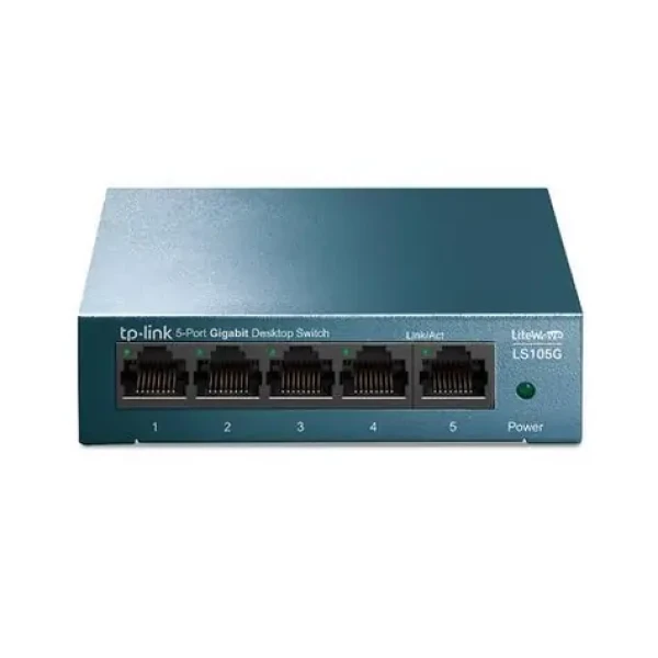 TP-LINK LS105G / Switch / 5x 10/100/1000 Mbit/s / Kovové prevedenie / Bez ventilátora