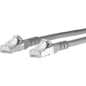 Metz Connect 1308450533-E RJ45 sieťové káble, prepojovacie káble CAT 6A S/FTP 0.50 m sivá s ochranou 1 ks; 1308450533-E