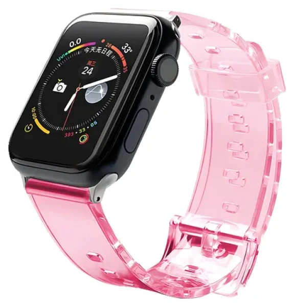 Hurtel Silikónový remienok pre Apple Watch 38/40/41 mm červená / Remienok / Silikónový