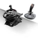 Thrustmaster T128 SimTask Farming Pack čierna / Sada volantu, pedálov a joysticku / Force Feedback / PS5 / PC (4160937)