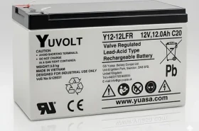 Yuasa YUVOLT Y12-12FR F2 / Batéria pre UPS / 12V / 12Ah / VdS (15052)