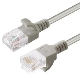 MicroConnect CAT6a U/UTP SLIM 1,5 m sivá / Sieťový kábel / RJ-45 (V-UTP6A015-SLIM)