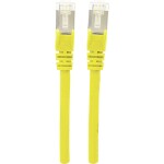 Intellinet 736725 RJ45 sieťové káble, prepojovacie káble CAT 6A S/FTP 10.00 m žltá fóliové tienenie, tienenie pletivom, bez halogénov 1 ks; 736725