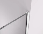 CERANO - Sprchová zástena Walk-in Crystal Ľ/P - 8 mm - bezvzperový systém - biela matná, mliečne sklo - 80x200 CER-8050BD6702