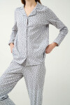 Vamp - Pyžamo na gombíky 21452 - Vamp light gray L