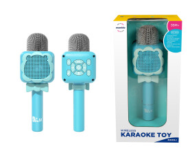Mamido Mamido Detský bezdrôtový Bluetooth karaoke mikrofón modrý MT1565
