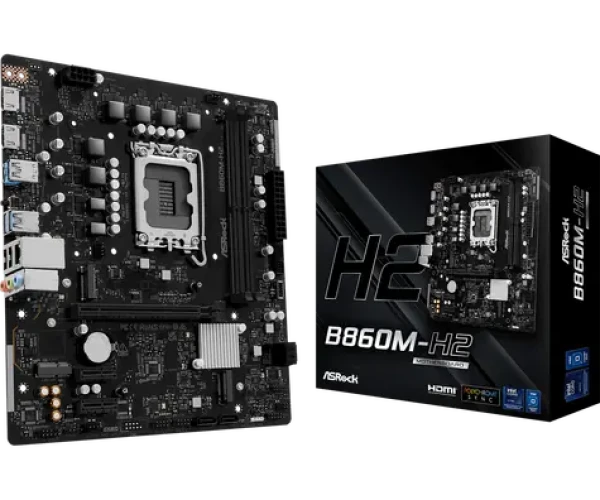 ASRock B860M-H2 / B860 / LGA 1851 / 2x DDR5 / PCIEx 16 / GLAN / mATX (90-MXBS0-A0UAYZ)
