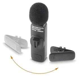 HAMA Lavalier SMART / Klopový mikrofón / bezdrôtový / USB-C / redukcia šumu / výdrž 4,5 h