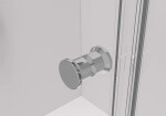 CERANO - Sprchovací kút Marino Duo Ľ/P - 6 mm - chróm, transparentné sklo - 90x90x190 - pántový CER-422910