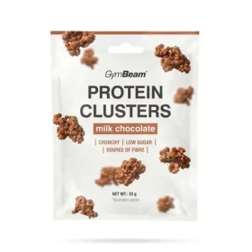 Proteín Clusters - GymBeam (mliečna čokoláda, 10 x 33 g) (115975-2-10x33g-milkchocolate)