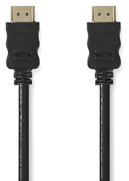 Nedis High Speed HDMI 30 m čierna / Kábel HDMI / 4K 30 Hz / ARC / 10,2 Gbps / Ethernet (CVGL34002BK300)